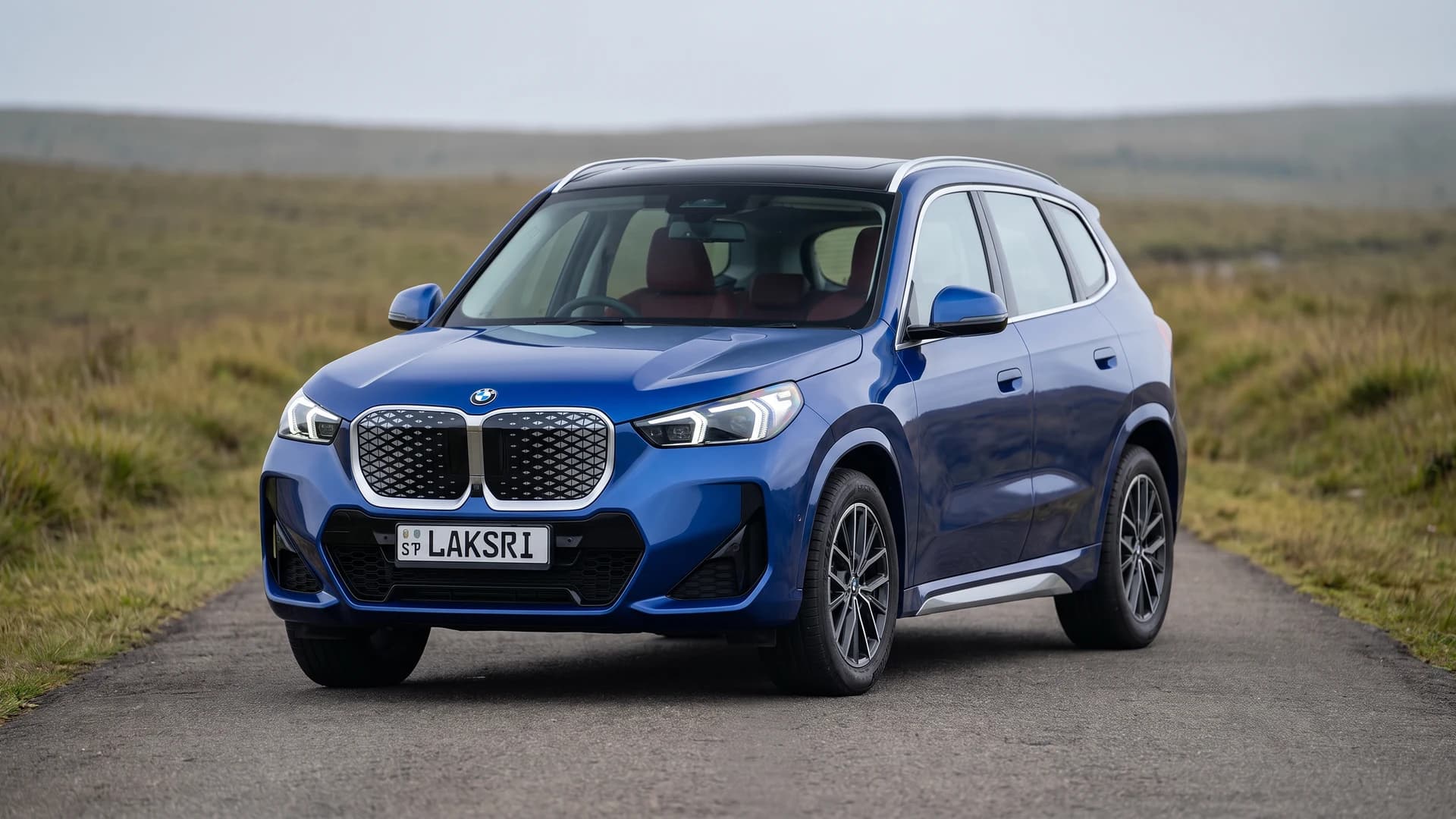 BMW iX1 LWB at the Horton Plains road
