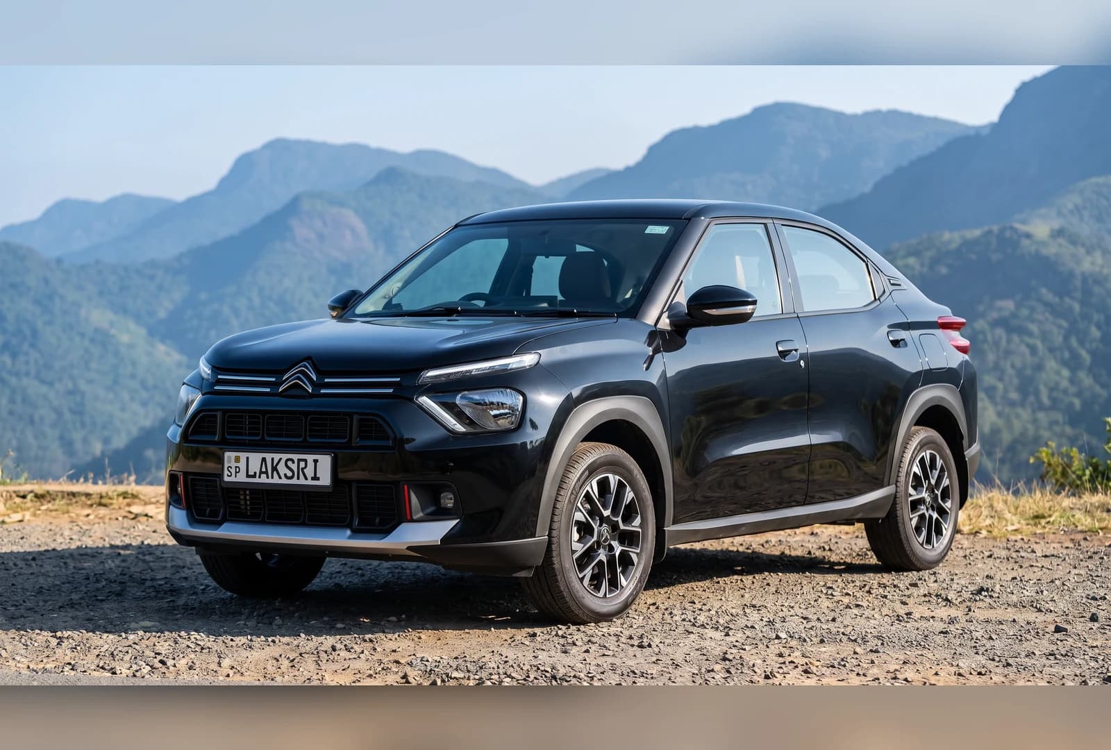 Citroen Basalt at the Knuckles range