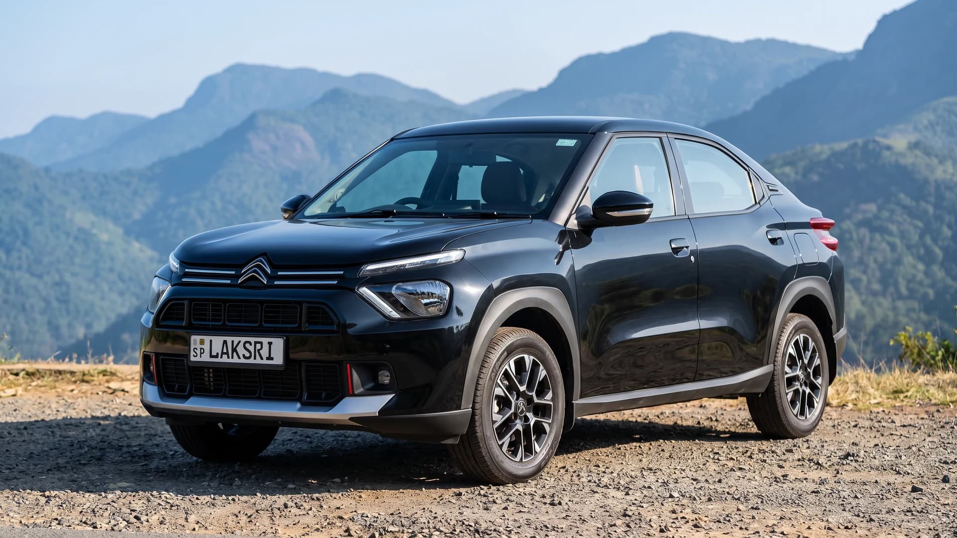 Citroen Basalt at the Knuckles range