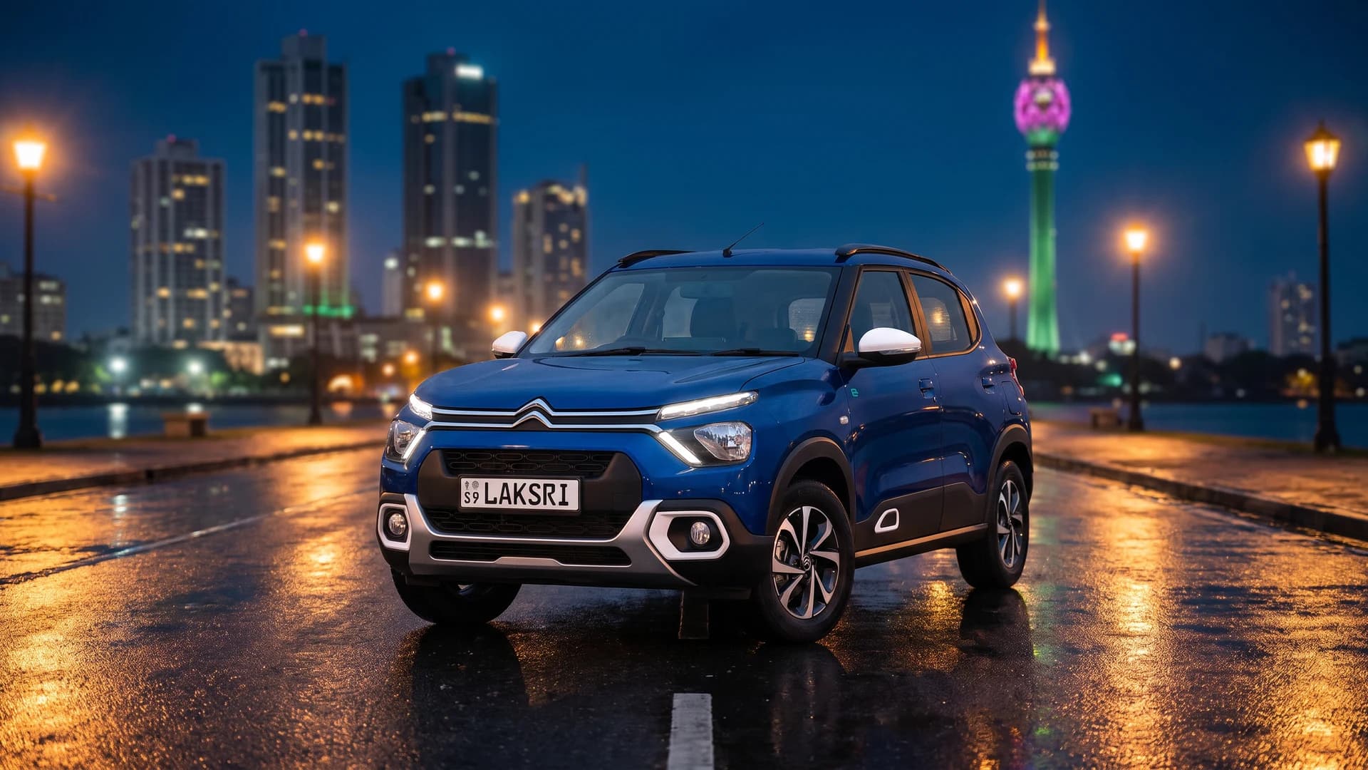 Citroen eC3 at Colombo waterfront