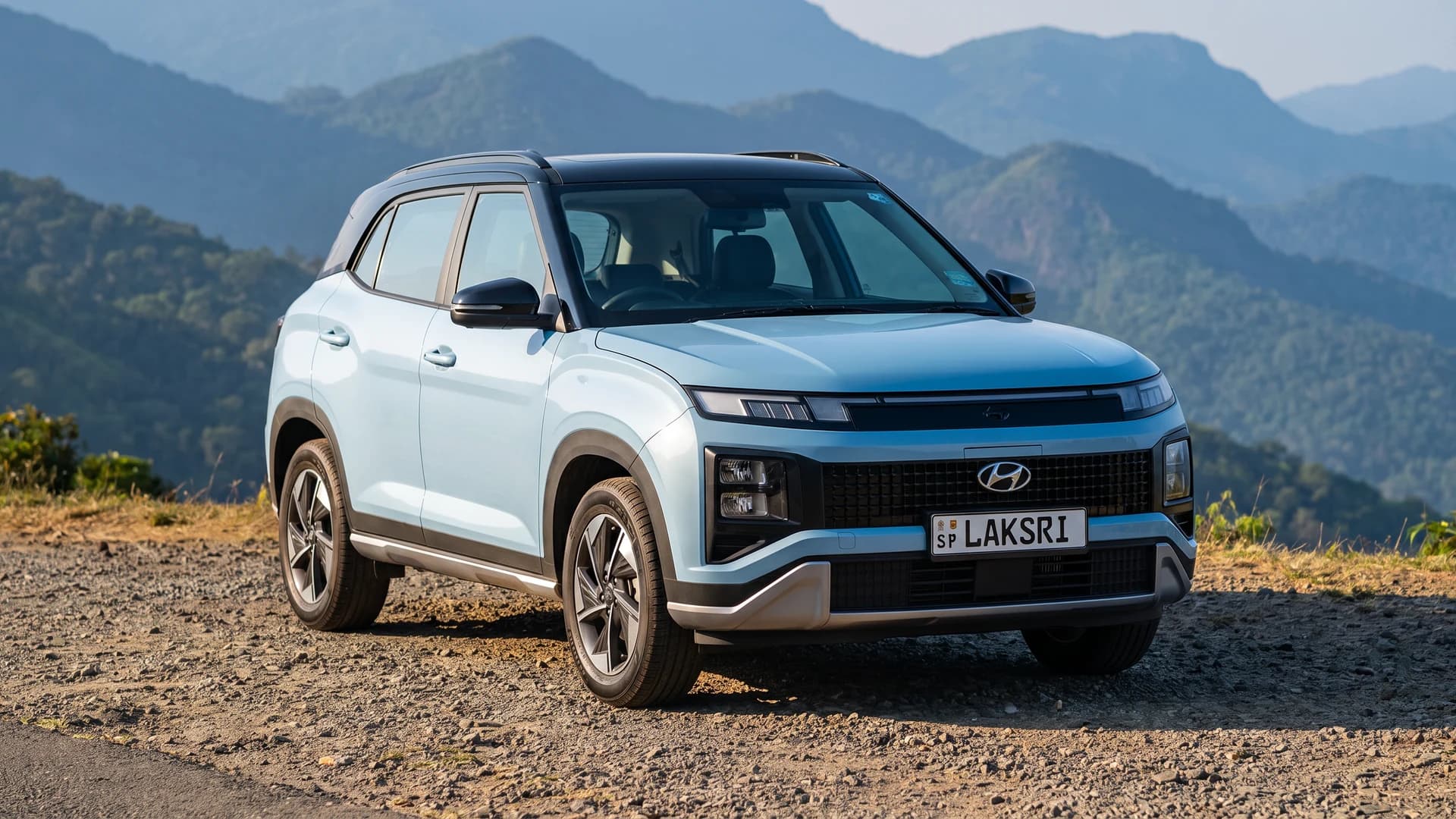 Hyundai Creta Electric at the Knuckles range