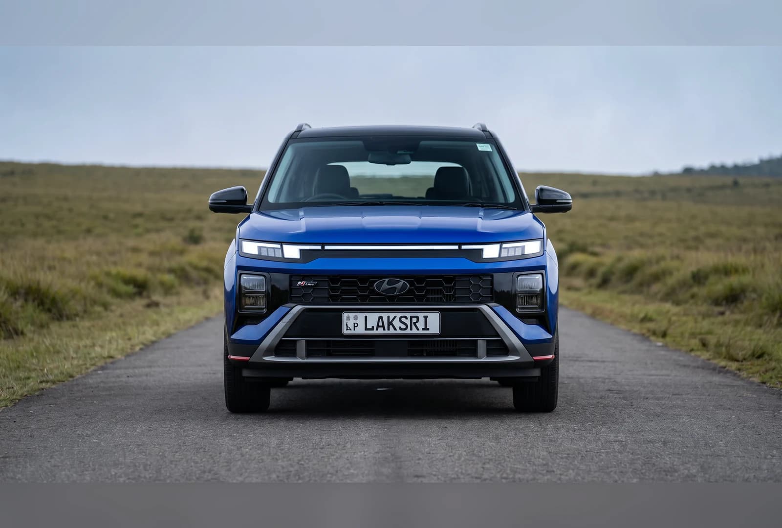 Hyundai Creta N Line at the Horton Plains road