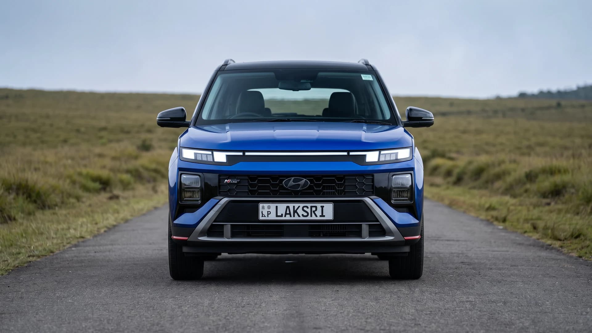 Hyundai Creta N Line at the Horton Plains road