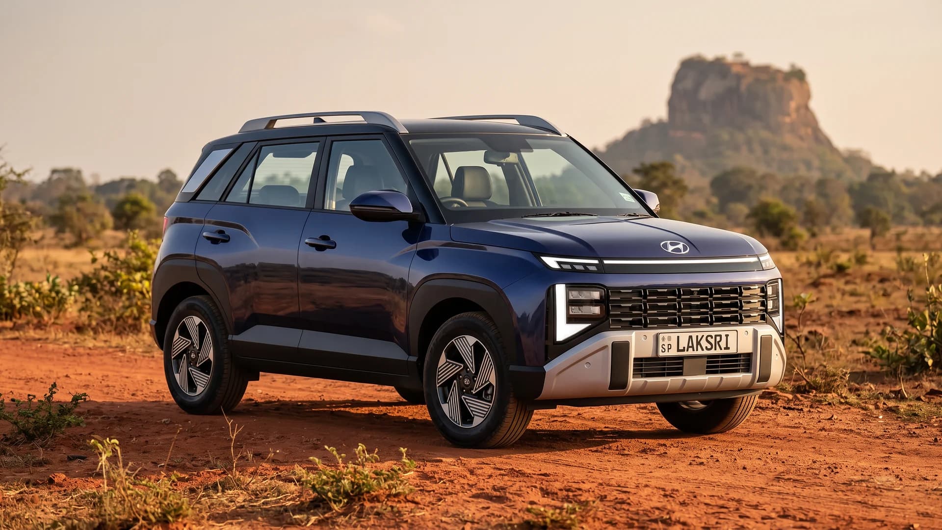 hyundai venue in sigiriya dry zone