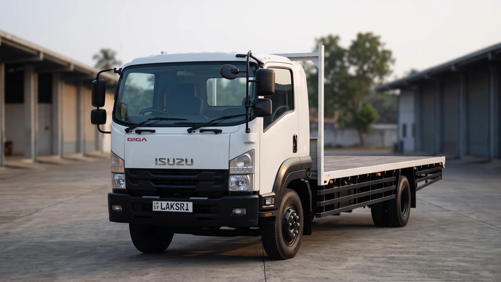 isuzu giga in dambulla market dawn