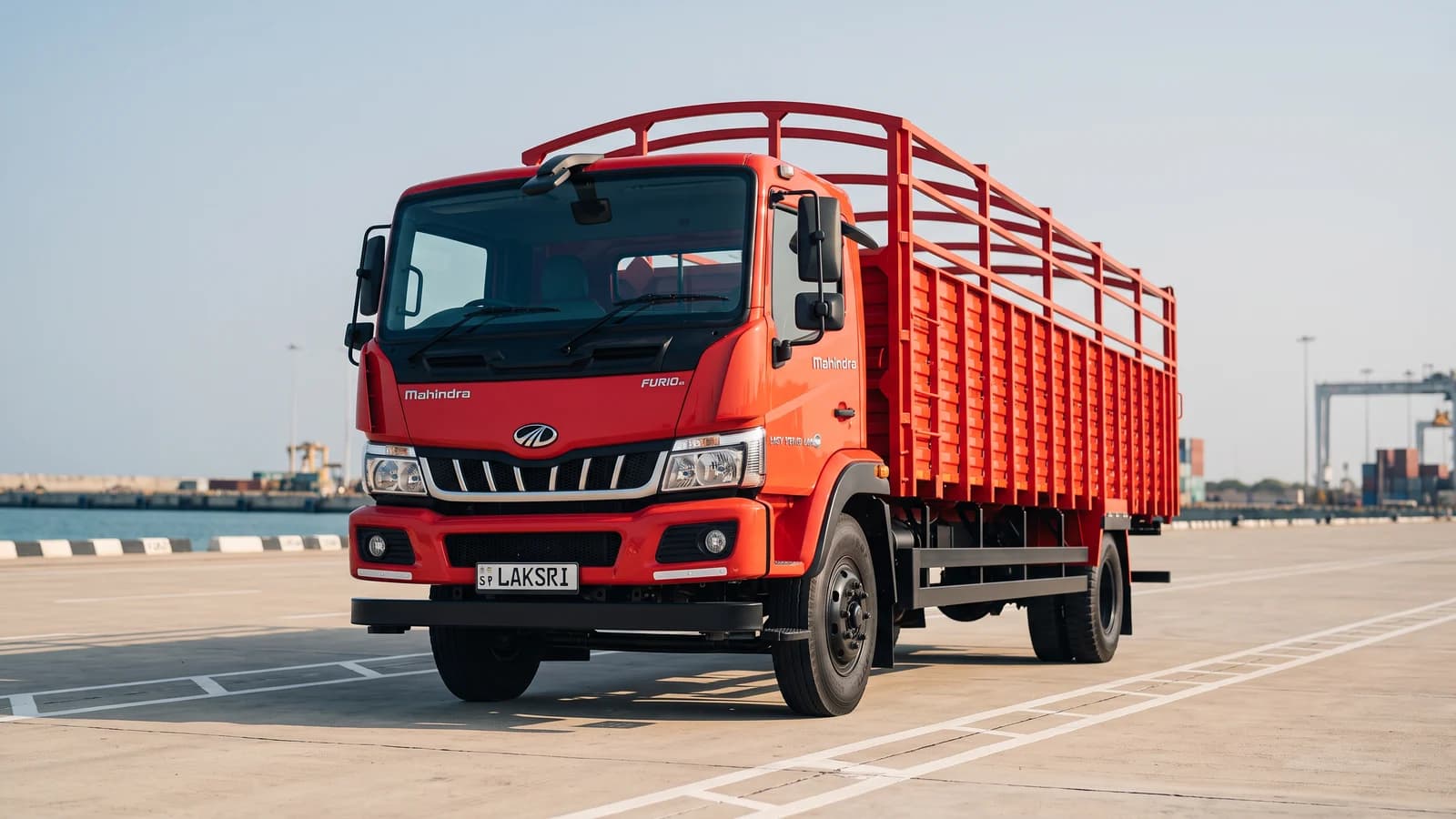 mahindra furio in hambantota apron