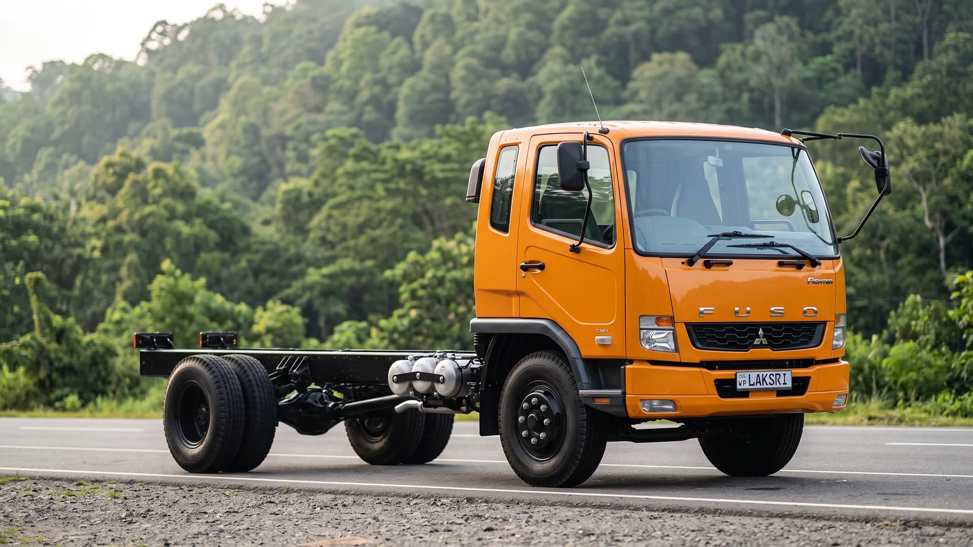 mitsubishi-fuso fighter-x in kandy road hill