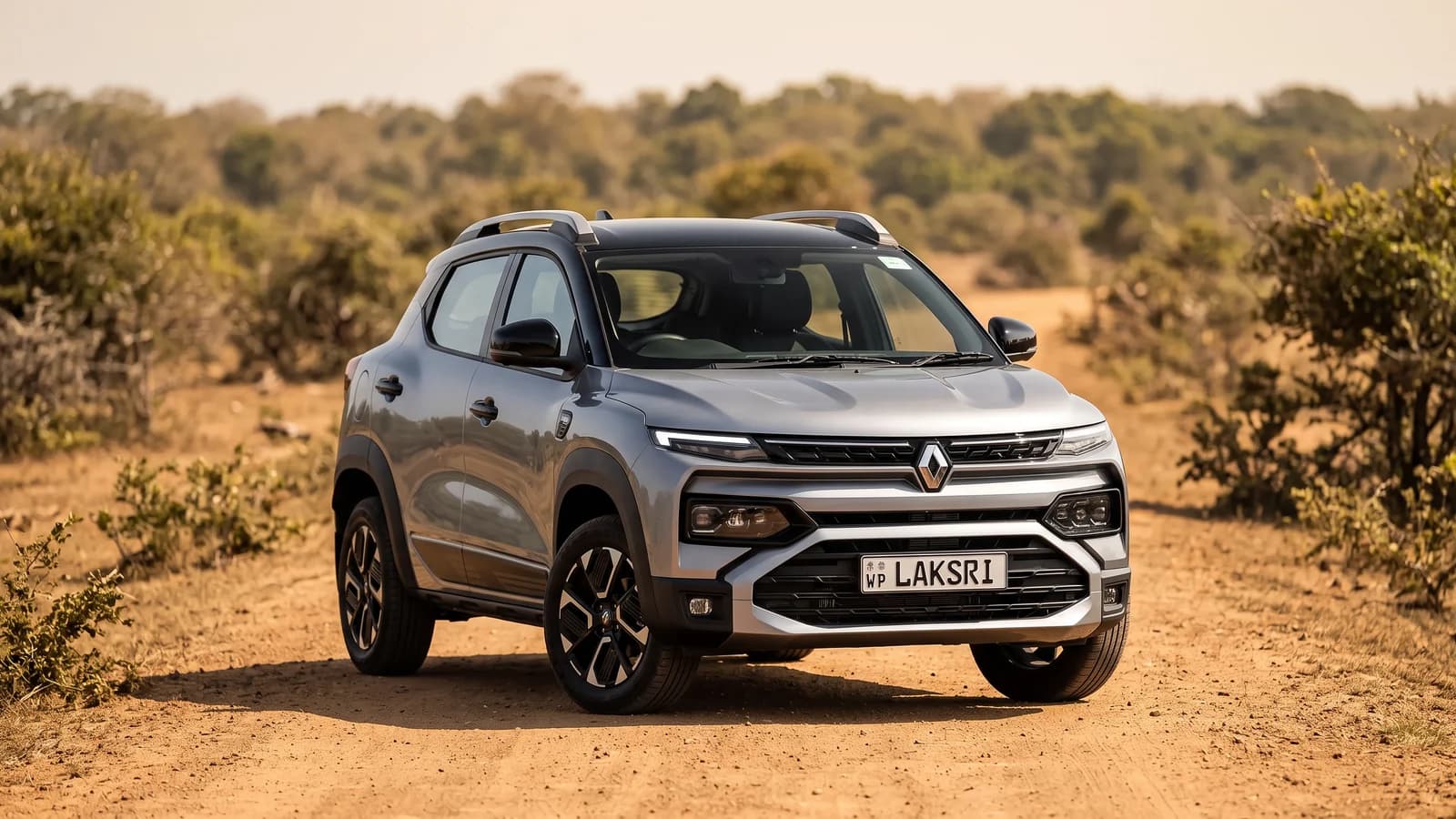 renault kiger in yala approach
