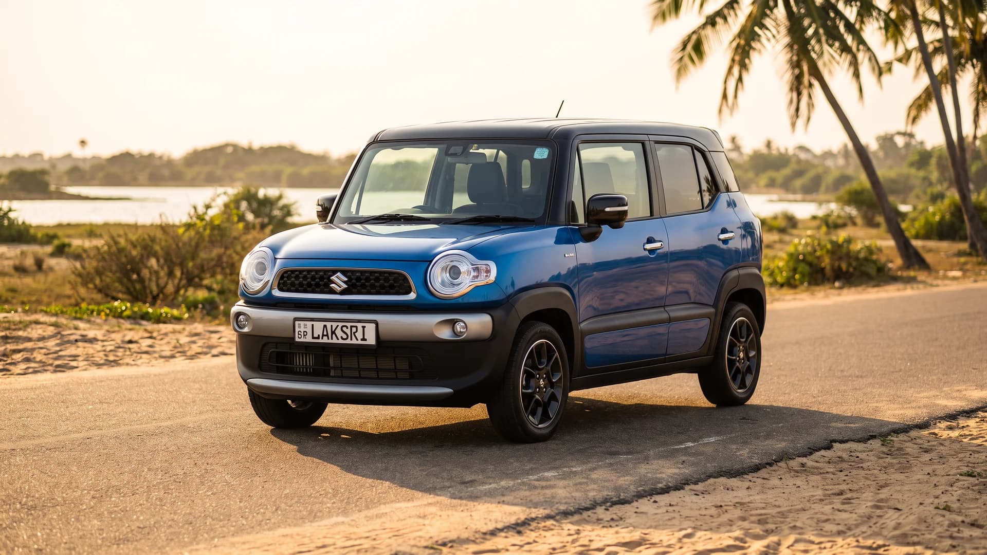 Suzuki Xbee in the coast road to Arugam Bay
