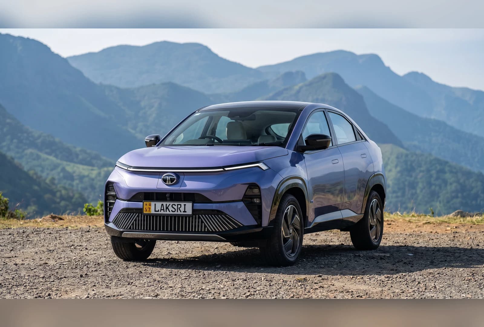 Tata Curvv EV at the Knuckles range
