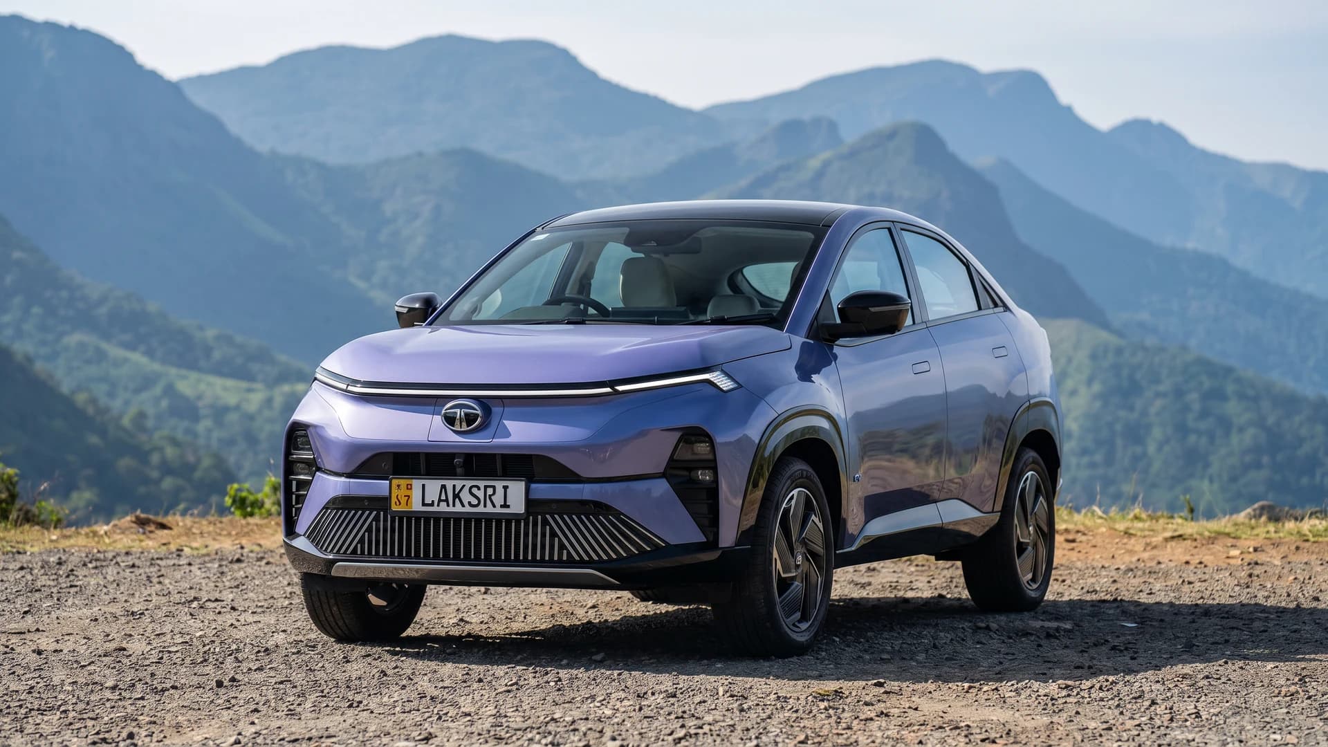 Tata Curvv EV at the Knuckles range