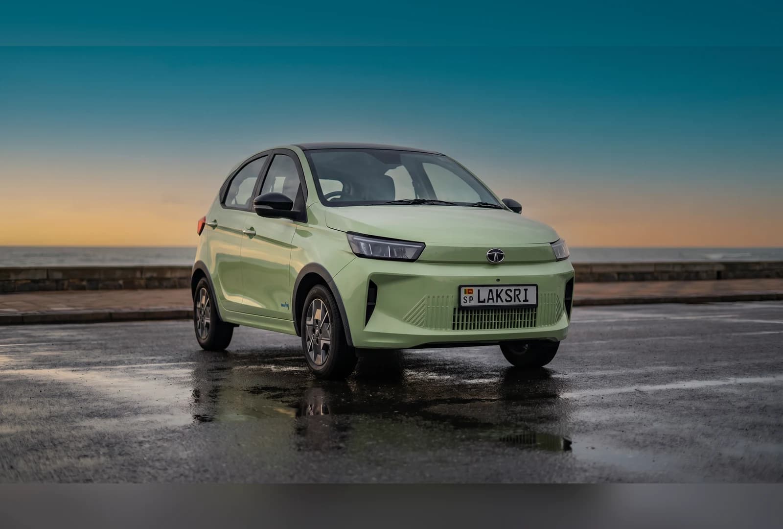 Tata Tiago EV at Galle Face Green, Colombo