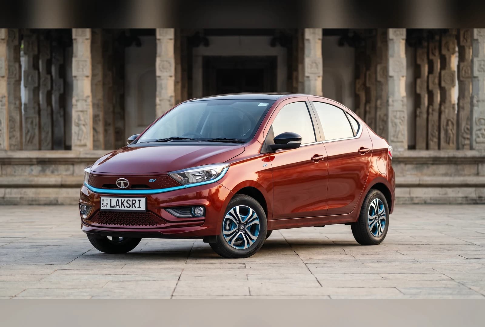 Tata Tigor EV at Independence Square, Colombo