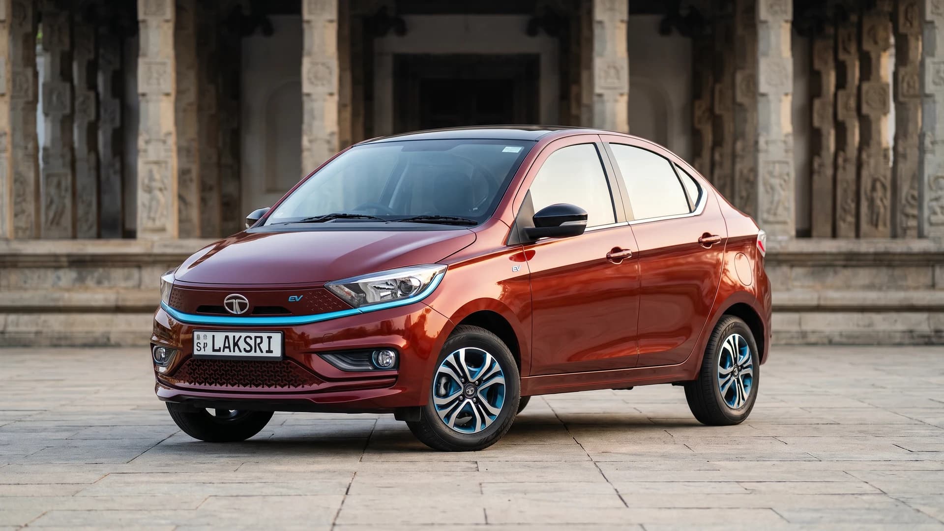 Tata Tigor EV at Independence Square, Colombo