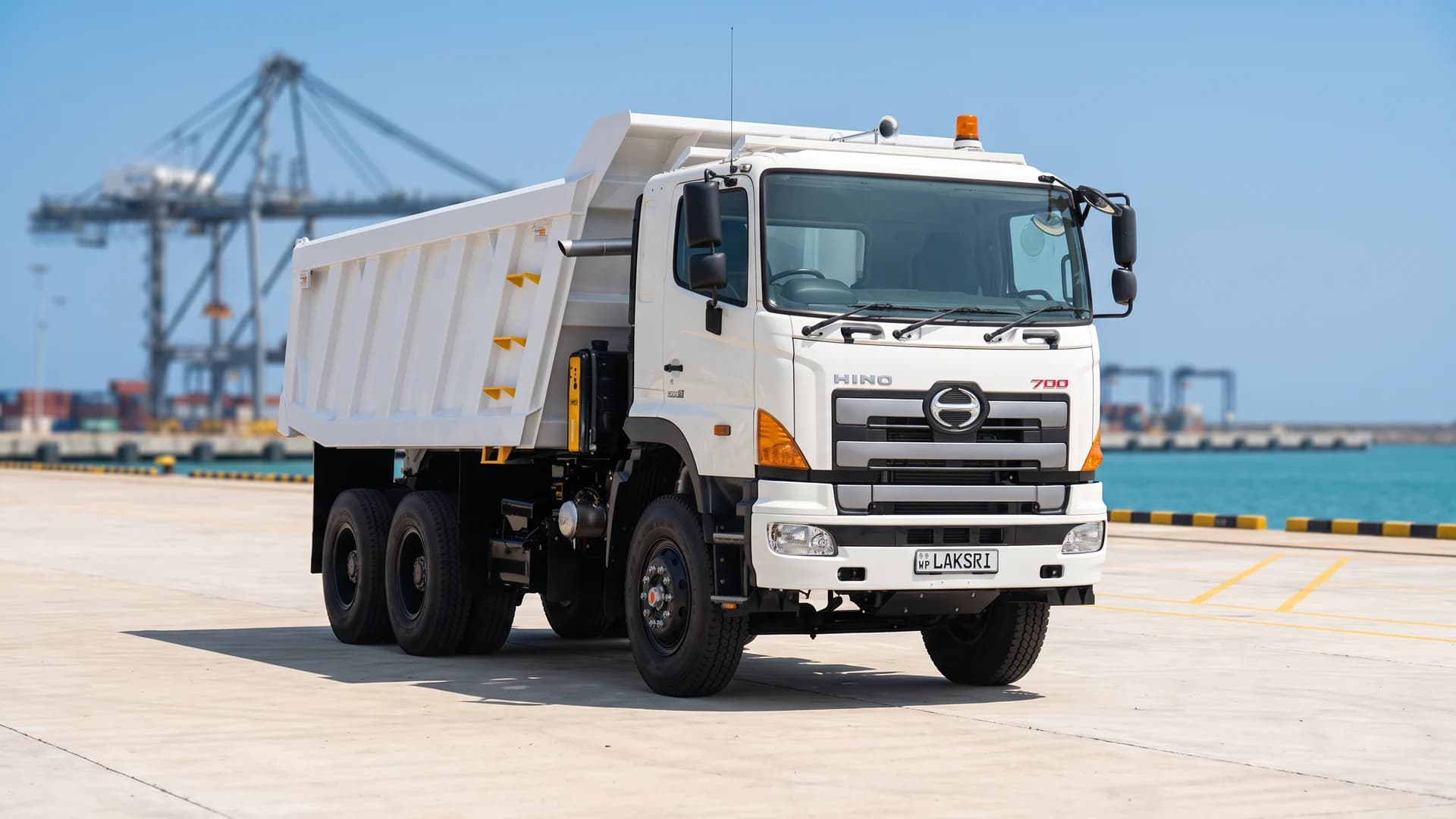 hino 700-series in hambantota apron